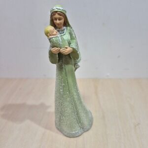 Hawthorne Village Holy Family Mary and Baby Jesus Figurine Heavenly Blessings